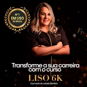 Imagem de capa para o Curso online Especialista em alisamento | Liso 6K - Curso Completo 