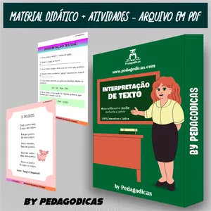 Imagem de capa para o Ebook Interpretação de Texto (infantil) - Material Didático