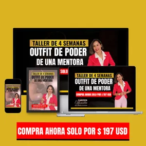 Imagen de portada para Curso online 💻TALLER DE 4 SEMANAS OUTFIT DE PODER DE UNA MENTORA