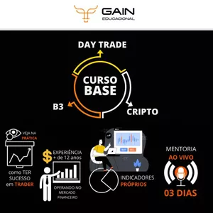 Imagem de capa para o Curso online TRADER NA PRÁTICA - Análise Técnica /Curso Base B3,Cripto e DayTrader