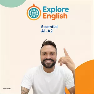 Imagem do curso Explore English – Essential A1–A2 | Curso + 12 Aulas de Conversação em Grupo