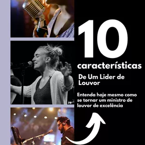 Imagem de capa para o Ebook Características de um líder de louvor