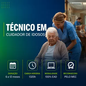 Imagem do curso Curso Técnico em Cuidador de Idosos
