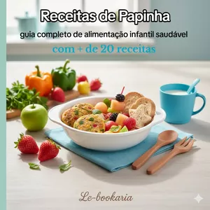Imagem de capa para o Ebook Receitas de papinha - guia completo de alimentação infantil saudável com + de 20 receitas