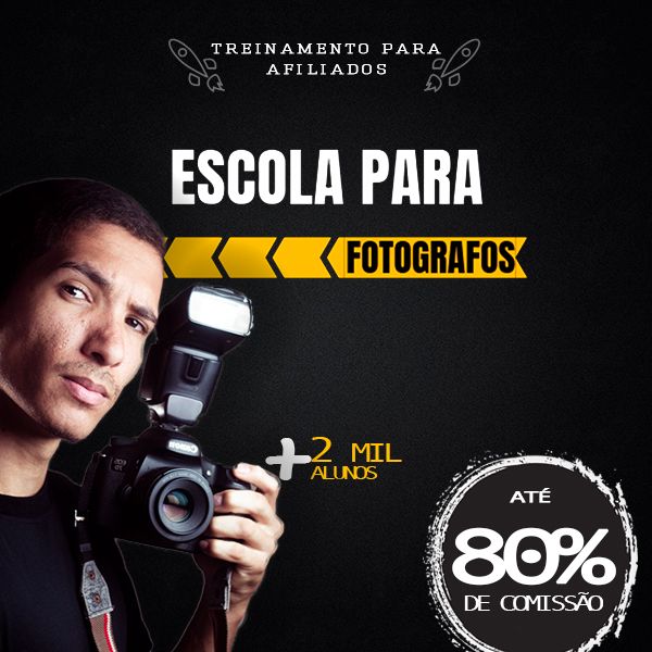 Imagem do curso ESCOLA PARA FOTÓGRAFOS 2.0