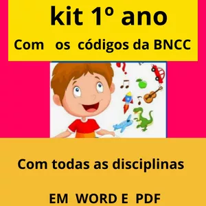 Kit 1º ANO COM OS CÓDIGOS DA BNCC