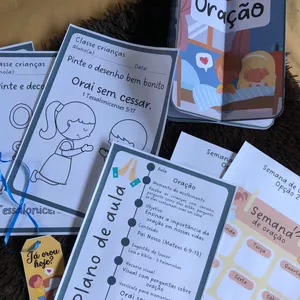 Imagem de capa para o Ebook Aula sobre a Oração