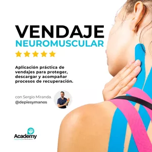 Imagen de portada para Curso online Curso de Vendaje Neuromuscular con Sergio Miranda