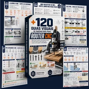 Imagem do curso +120 Guias Visuais de Parâmetros para Router CNC