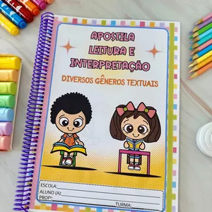 Imagem de capa para o Ebook Apostila de Interpretação - Diversos gêneros