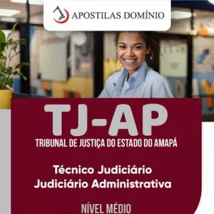 Imagem de capa para o Ebook Apostila TJ-AP 2023 - Técnico Judiciário Judiciário Administrativa