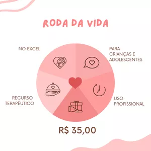 Imagem de capa para o Curso online RODA DA VIDA - NO EXCEL