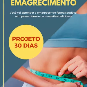 Imagem de capa para o Ebook Projeto de Emagrecer em 30 dias 