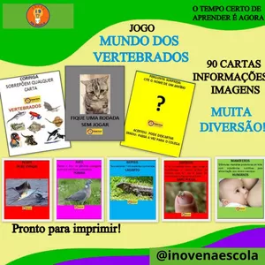 Imagem de capa para o Ebook Jogo Mundo dos Vertebrados