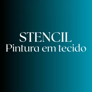 Imagem de capa para o Curso online Stencil - Pintura em tecido Baby 