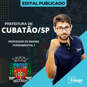 Imagem de capa para o Curso online CONCURSO CUBATÃO/SP - PROFESSOR DE ENSINO FUNDAMENTAL I