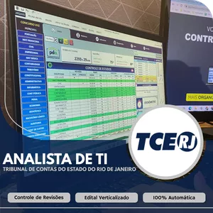 Imagem de capa para o Ebook Planilha do Aprovado - TCE - Analista de TI