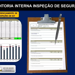 Imagem de capa para o Curso online Planilha Auditoria Interna Inspeção de Segurança