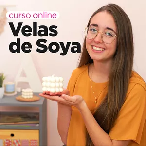 Imagen de portada para Curso online Velas de Soya  Curso Online