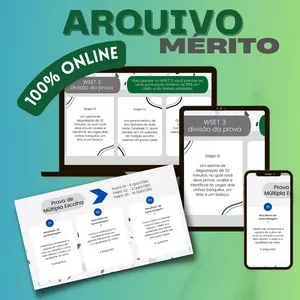 Imagem de capa para o Curso online ARQUIVO MÉRITO - ESTUDO WSET 