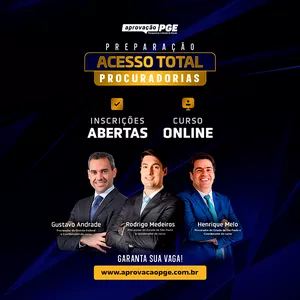 Imagem de capa para o Curso online ACESSO TOTAL PROCURADORIAS