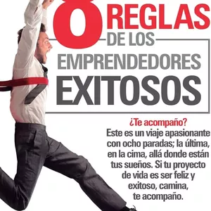 Imagen de portada para Ebook 8 reglas de los emprendedores exitosos.  