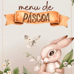 Imagem de capa para o Curso online MENU EDITAVEL NO CANVA_PÁSCOA 2022