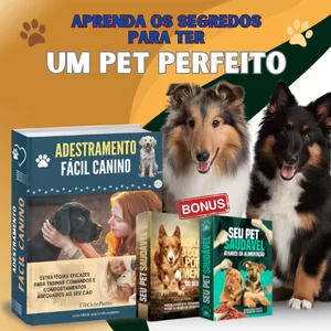 Imagem de capa para o Ebook Adestramento Fácil Canino