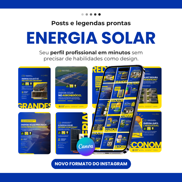 Imagem do curso CANVA PACK ENERGIA SOLAR