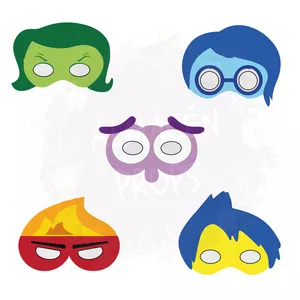 Imagen de portada para Curso online Imprimible Máscaras INTENSAMENTE 1 