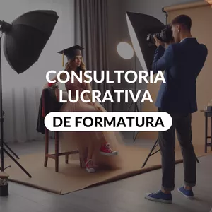 Imagem de capa para o Serviço online CONSULTORIA ONLINE DE FOTOGRAFIA DE FORMATURA - Aprenda prospectar e vender nesse nicho