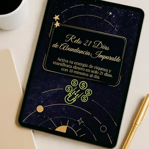 Imagen de portada para Curso online Reto 21 Dias de Abundancia Imparable