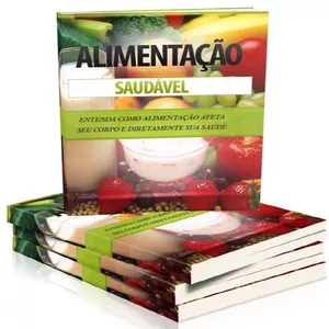 Imagem de capa para o Ebook E-book sobre alimentação saudável