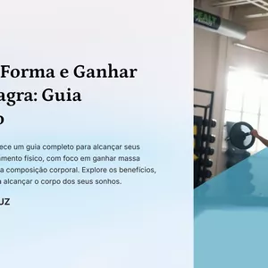 Imagem de capa para o Ebook Ficar em Forma E ganhar Massa Magra