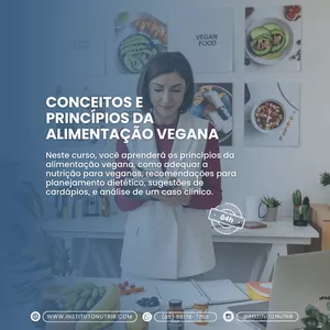Imagem de capa para o Curso online Conceitos e Princípios da Alimentação Vegana