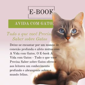 Imagem de capa para o Ebook A Vida com Gatos - Tudo o que você Precisa Saber sobre Gatos