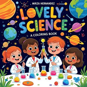 Cover image for Ebook LOVELY SCIENCE COLORING BOOK