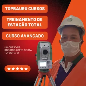 Imagem de capa para o Curso online CURSO DE ESTAÇÃO TOTAL  AVANÇADO + AUTOCAD CIVIL3D BASICO