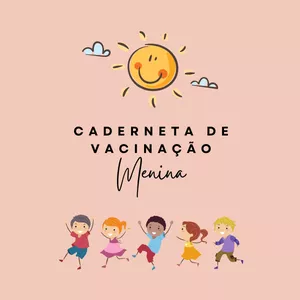 Imagem de capa para o Ebook Caderneta de Vacinação MENINA