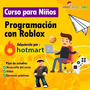 Imagen de portada para Curso online Curso de programacion con Roblox