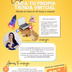 Imagen de portada para Curso online Crea Tu Propia Tienda Virtual Desde Cero y Vende Sin Límites