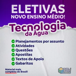 Imagem de capa para o Curso online TECNOLOGIA DA ÁGUA