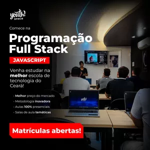 Imagem de Curso Programação Full Stack JavaScript criado por Youth Space na hotmart