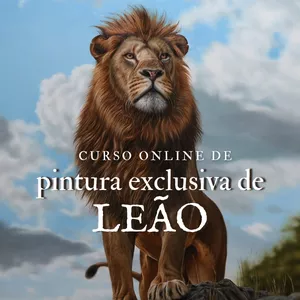 Imagem de capa para o Curso online Curso de Pintura Exclusiva de Leão
