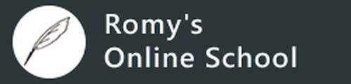 Romy's Online School logo