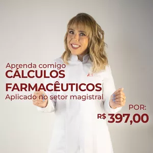 Imagem de capa para o Curso online Curso de Cálculos Farmacêuticos