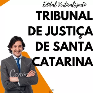 Imagem de capa para o Ebook Edital Verticalizado TJ SC 2024