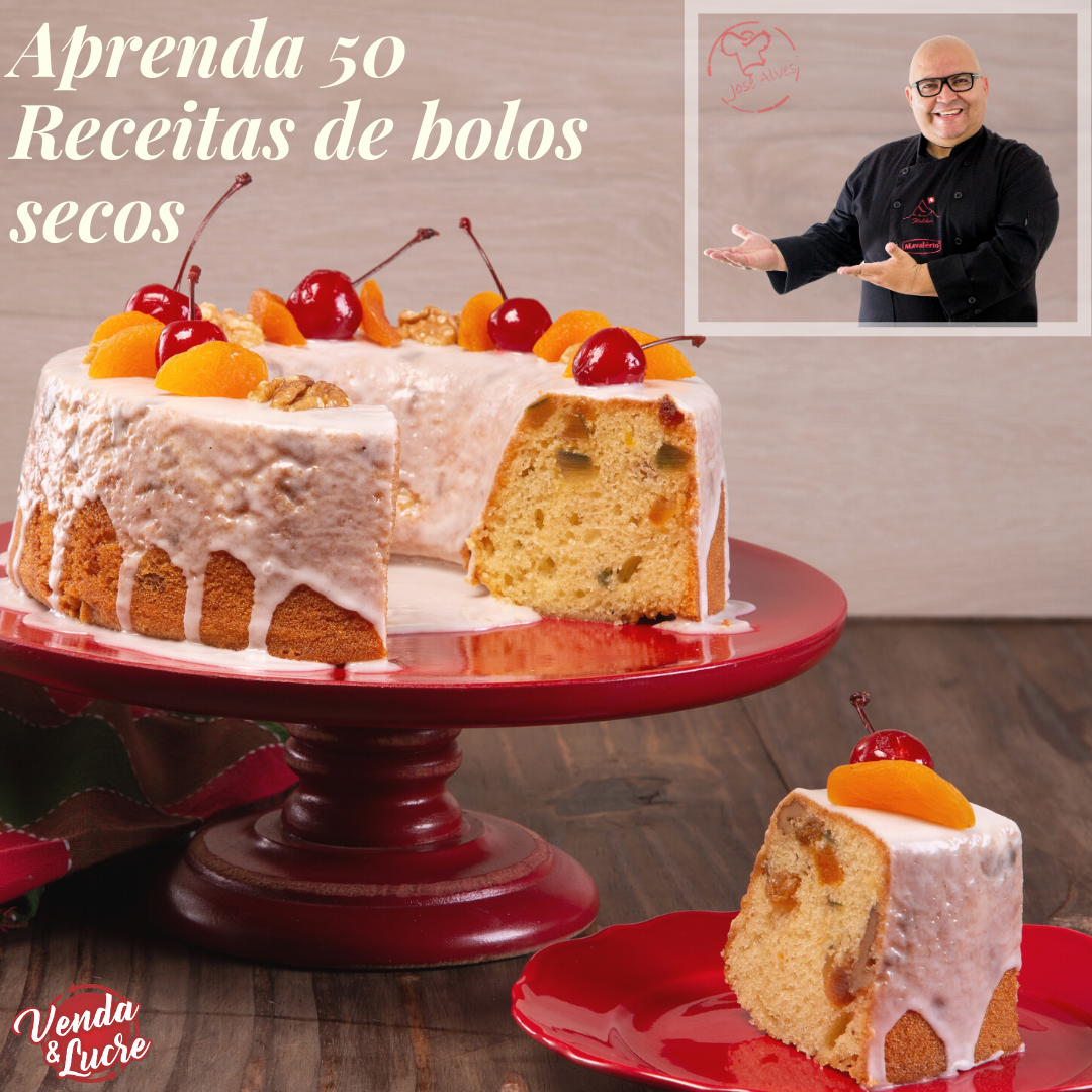 Imagem do curso 50 Receitas de bolos secos da vovó 