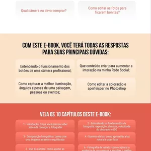Imagem de capa para o Ebook E-BOOK ''DO ZERO A FOTOS PROFICIONAIS''