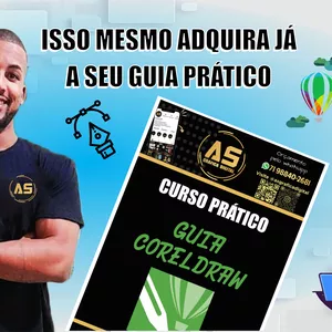 Imagem de capa para o Ebook Apostila passo a passo Bem Prático CorelDraw Aprenda a Decolar!
